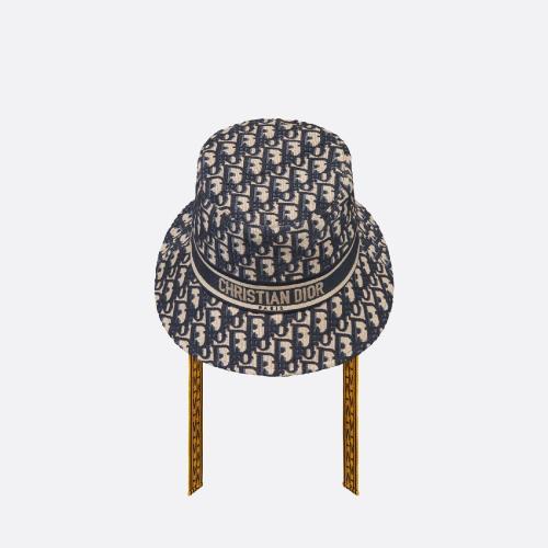  DIOR迪奧 22年秋冬 女士 帽子 Bob D-Oblique a petit bord THEBE MAGUGU AND CTAOP 31MAG923G