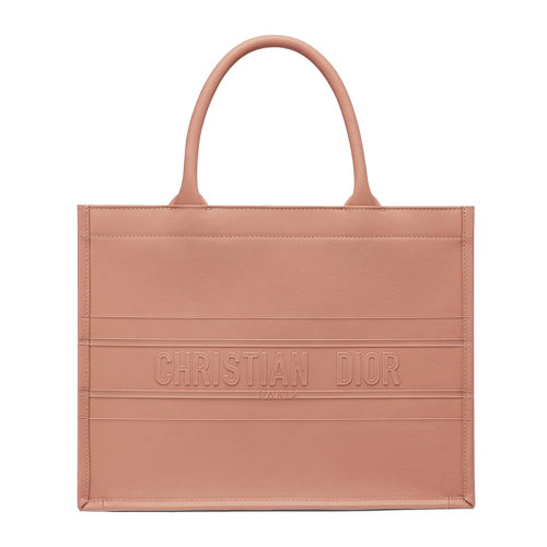DIOR/迪奧 女士DIOR BOOK TOTE玫瑰粉色小牛皮小手袋 M1296ZGSB_M49P