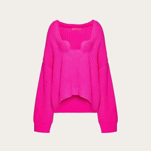  VALENTINO華倫天奴 22年秋冬 女士 針織衫 PULL EN LAINE 1B0KC40Q7KCUWT