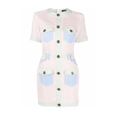 BALMAIN/巴爾曼  網(wǎng)紅女士連衣裙WF1R7030D125 AAY【主推】