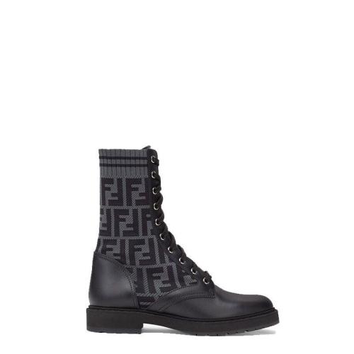 FENDI/芬迪 女士黑色時尚休閑短靴 8T6780A8C7F1D01