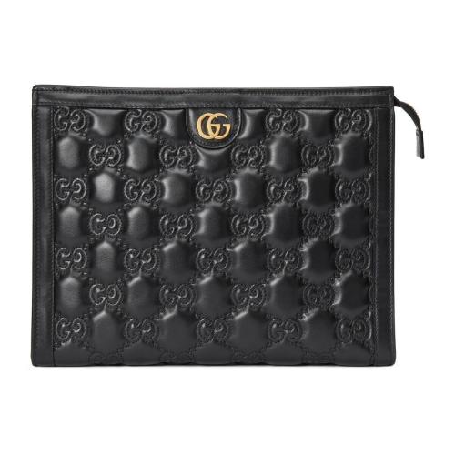  GUCCI古馳 22年秋冬 女士 GG Matelasse手拿包 723780 UM8IG 1000