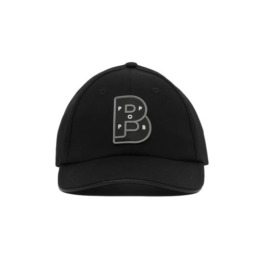 BURBERRY/博柏利 22年秋冬新款 Pop Trading Company聯(lián)名系列 男女同款黑色純棉字母圖案棒球帽鴨舌帽80571031