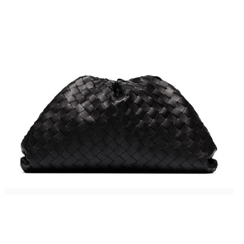 Bottega Veneta/葆蝶家  寶緹嘉女包 女士 The Pouch系列 皮質(zhì)編織云朵包手拿包 576175VCPP01229