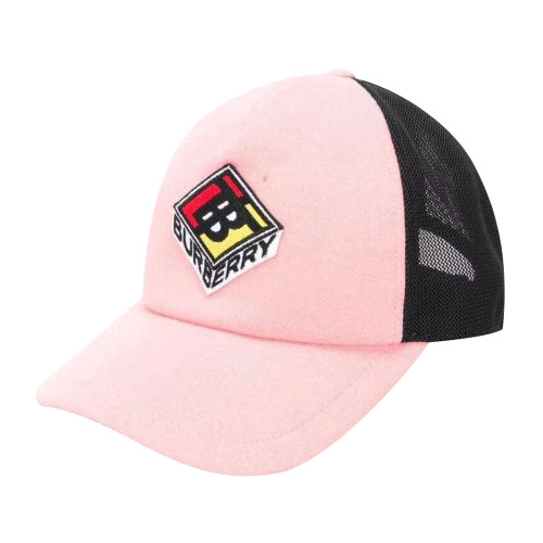 專柜同款 BURBERRY/博柏利 粉色女士帽子