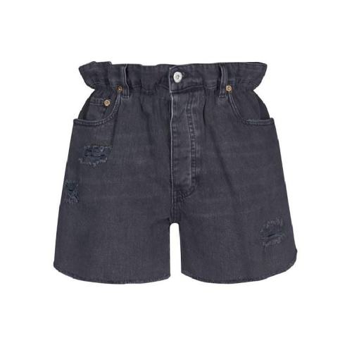  Miu Miu/繆繆 女士黑色時(shí)尚休閑短褲 GWP300 10KX F0002 PLFSX