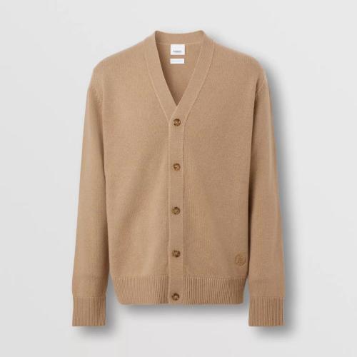  BURBERRY 22年秋冬 男士 專屬標(biāo)識(shí)裝飾羊絨開衫 80587341