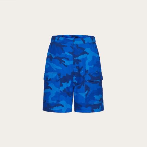  VALENTINO華倫天奴 22年秋冬 男士 短褲 BERMUDA EN COTON A_VEC IMPRIMé CAMOUFLAGE 1V3RDC6