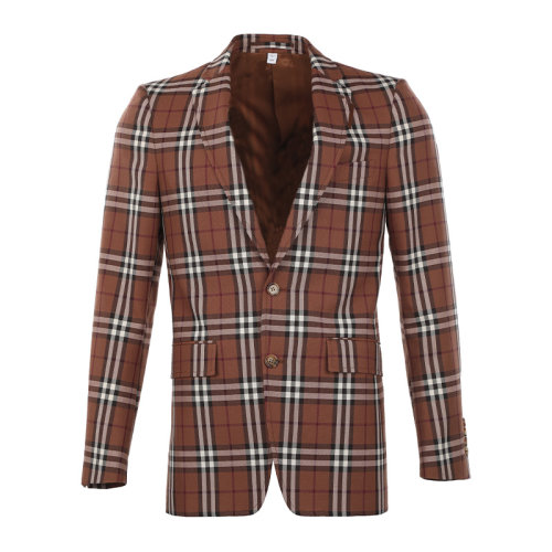 BURBERRY/博柏利22春夏英倫版型羊毛量裁外套男士西服便西8048207