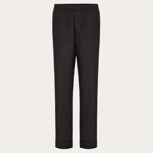  VALENTINO華倫天奴 22年秋冬 男士 休閑褲 PANTALON STYLE PYJAMA EN SOIE XV3RBB6688R0NO