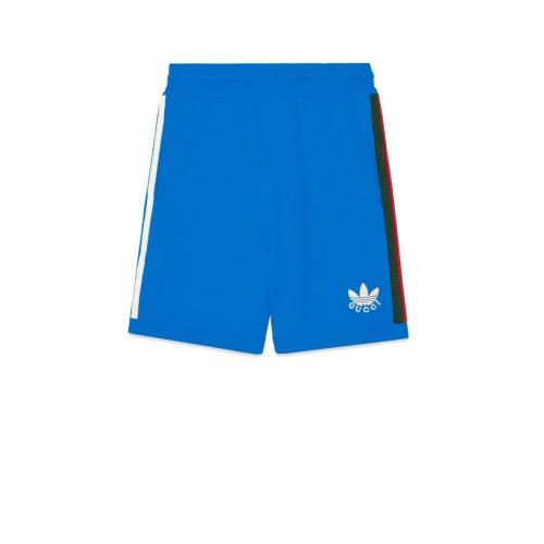  GUCCI古馳 22年秋冬 男士 adidas x Gucci聯(lián)名系列短褲 700480 XKCIF 4447