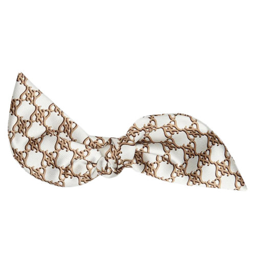 FENDI/芬迪 女士米色公爵夫人真絲發(fā)扣FXT114AHR5F1FR1