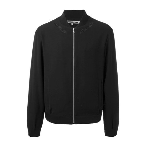 Alexander McQueen/亞歷山大麥昆  男士滌綸飛行員男士夾克長袖外套夾克