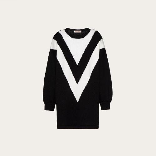  VALENTINO華倫天奴 22年秋冬 女士 針織衫 PULL EN LAINE 1B3KC38B7FV0NA