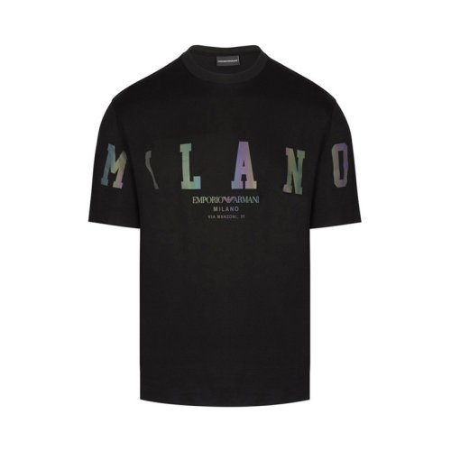  Emporio Armani/安普里奧阿瑪尼 男士印花棉質短袖T恤 3H1TM9-1JCQZ-F051 PLFSX
