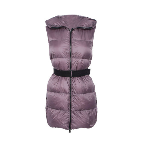 Moncler/蒙克萊  冬季暗紫色錦綸 簡約休閑女士馬甲羽絨服