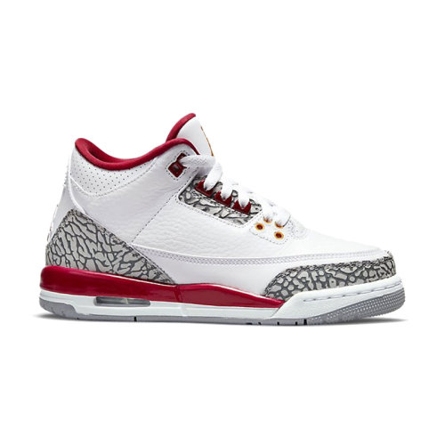 Nike/耐克 Air Jordan 3 Retro AJ3GS 女款 紅雀 運(yùn)動(dòng) 休閑 籃球鞋 398614-126