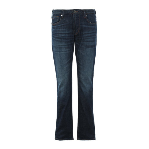 Emporio Armani/安普里奧阿瑪尼21新品Logo徽標(biāo)簡(jiǎn)約休閑男士牛仔褲6K1J061DQ2Z