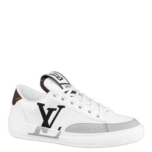 Louis Vuitton/路易威登 22年早春新款 CHARLIE系列 女士白色混合材質(zhì)運(yùn)動(dòng)鞋1A9RWS