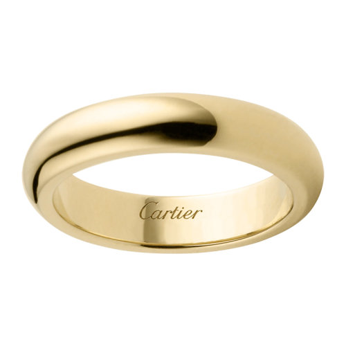 CARTIER/卡地亞 18K金黃金 經(jīng)典簡(jiǎn)約大氣 中號(hào)1895結(jié)婚求婚訂婚對(duì)戒戒指 B4031300