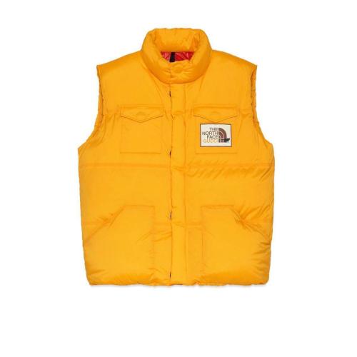  GUCCI古馳 22年秋冬 男士 The North Face x Gucci聯(lián)名系列羽絨馬甲 663761 XAAC2 7133