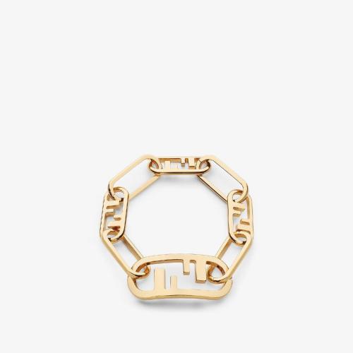  FENDI芬迪 22年秋冬 女士 手鐲 金色手鐲 8AH317B08F0CFK