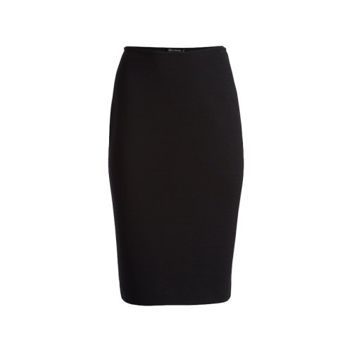 St.John/盛薔21春夏女士半身裙黑色深藍色春夏季通勤修身針織半身裙K74S000