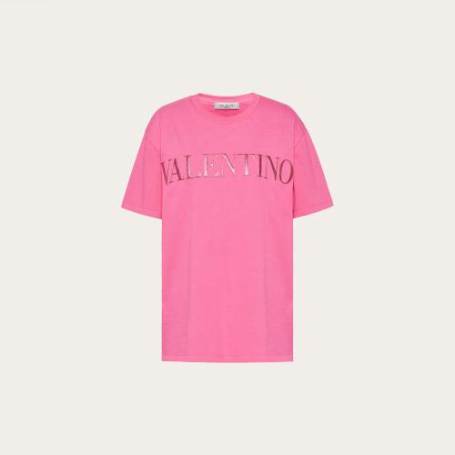  VALENTINO華倫天奴 22年秋冬 女士 短袖T恤 T-SHIRT EN JERSEY XB3MG16J6WUY84