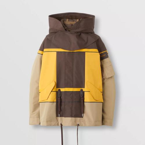  BURBERRY 22年秋冬 男士 拼色寬松風(fēng)雪大衣（含可拆式保暖內(nèi)層） 80549721
