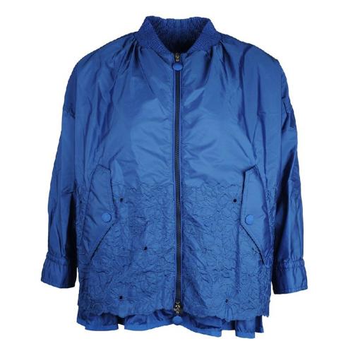 Moncler/蒙克萊 女士藍色尼龍夾克 4613300 539CX 756