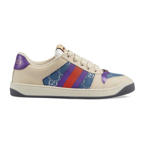  GUCCI古馳 22年秋冬 女士 Screener系列女士織帶運(yùn)動(dòng)鞋 577684 2C830 4690