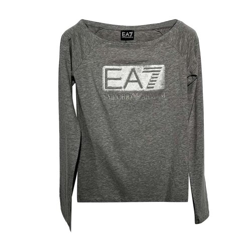 Emporio Armani/安普里奧阿瑪尼 灰色男士長袖T恤