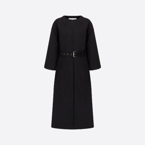  DIOR迪奧 22年秋冬 女士 大衣 Manteau ceinture 310M67A1375_X9000