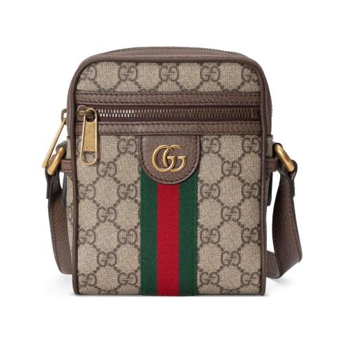  GUCCI古馳 22年秋冬 男士 Ophidia系列GG肩背包 598127 96IWT 8745 預(yù)定商品2-6周發(fā)貨