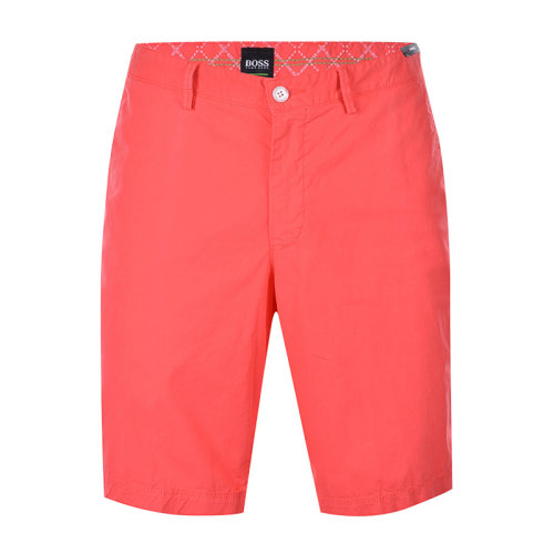 HUGO BOSS/雨果博斯 男士紅色棉質(zhì)混紡彈性纖維常規(guī)版型短褲男褲 BRIGHT-D-50403103-641