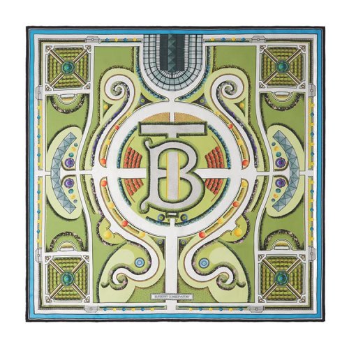 BURBERRY/博柏利 園藝印花絲質(zhì)方巾 80560911