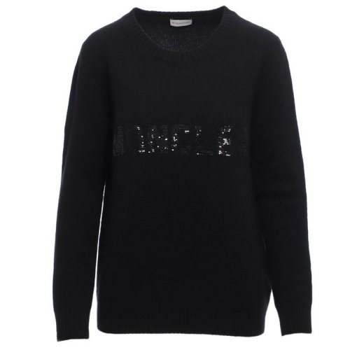 Moncler/蒙克萊 女士黑色羊毛毛衣 9055850 A9234 999