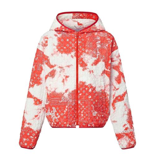  LV路易威登 22年秋冬 男士 夾克 MONOGRAM 絲巾印花防風(fēng)夾克 1AA7H9 1AA7HB 1AA7HA 1AA7H7 1AA