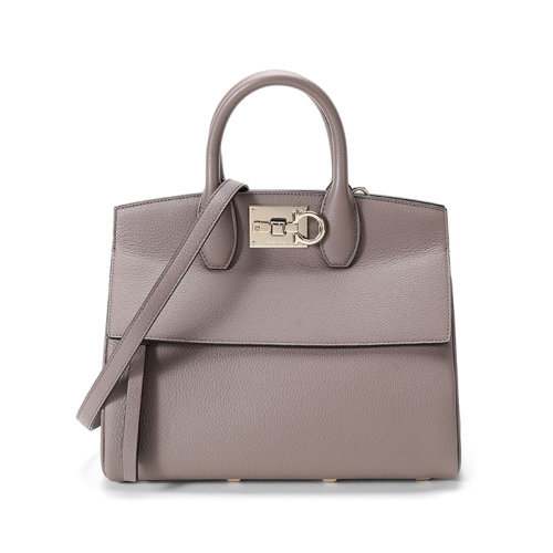 Salvatore Ferragamo/菲拉格慕  女士THE STUDIO系列牛皮手提單肩包 21H159