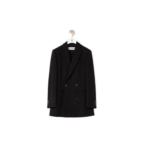  LOEWE羅意威 22年秋冬 女士 夾克 Double breasted blazer in wool S359Y03X15-1100