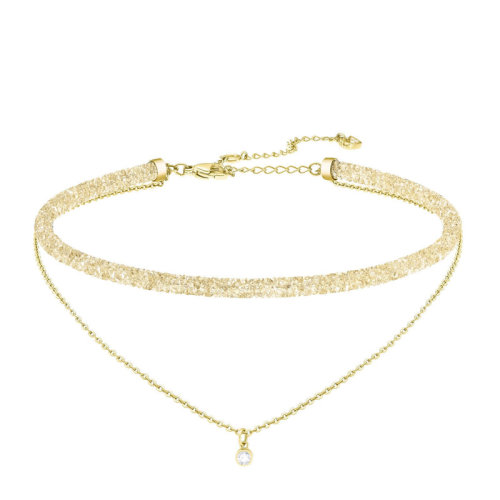 Swarovski/施華洛世奇 女士 層次可調(diào)束頸簡(jiǎn)約時(shí)尚鎖骨鏈 女士項(xiàng)鏈 5385841