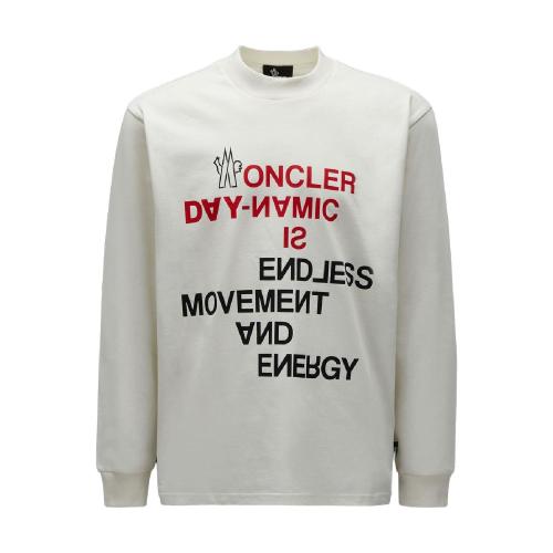  MONCLER蒙可蒙克萊 22年秋冬 男士 長(zhǎng)袖T恤 徽標(biāo)長(zhǎng)袖T恤 H20978D0000283927041