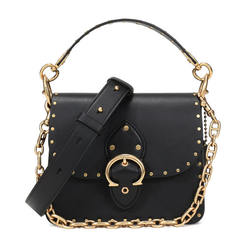 COACH/蔻馳 女士18號小號BEAT系列皮革手提單肩斜挎包 4600