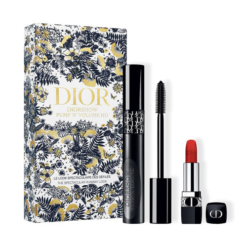 DIOR/迪奧2021圣誕限量套裝2件套 睫毛膏6g+口紅1.5g