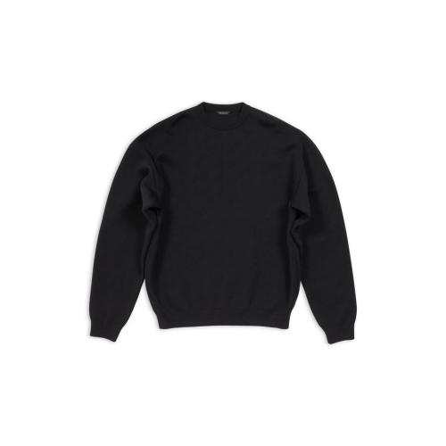  BALENCIAGA巴黎世家 22年秋冬 男士 衛(wèi)衣 Mens Mini Allover Logo Sweater in Black 719206T16