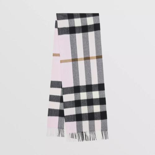  BURBERRY 22年秋冬 女士 格紋羊絨圍巾 80497241