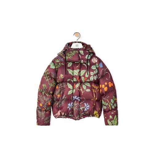  LOEWE羅意威 22年秋冬 女士 羽絨服 Hooded puffer jacket in cotton S800Y02X12-9990