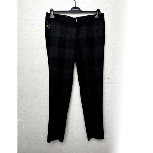 Alexander McQueen/亞歷山大麥昆 深灰色男士西褲