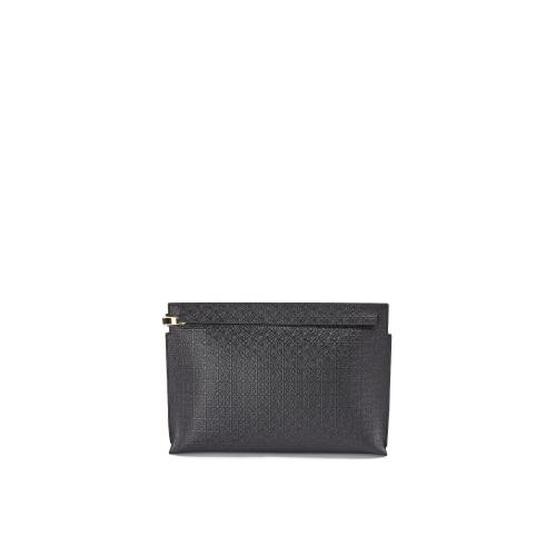 LOEWE羅意威 22年秋冬 女士 手拿包 Repeat T Pouch in embossed silk calfskin C499W05X01-11
