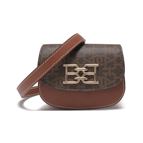 BALLY/巴利 女士TPU配皮B-Chain胸包斜挎包腰包 BAILY XS TPM